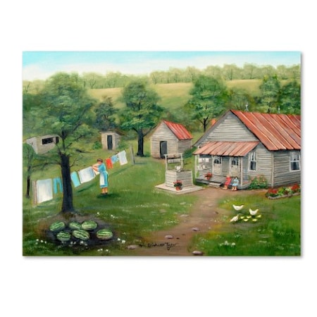 Arie Reinhardt Taylor 'Wash Dry' Canvas Art,14x19